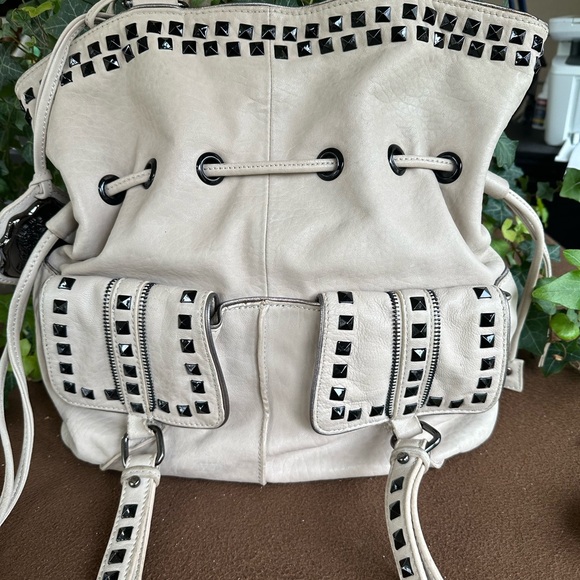 Vince Camuto Leather studded bag - Picture 6 of 7